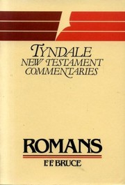 Cover of: The Epistle of Paul to the Romans by Bruce, F. F.