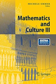 Cover of: Mathematics and Culture III