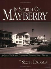 Cover of: In search of Mayberry: a guide to North Carolina