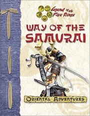 Cover of: Way of the Samurai (Legend of the Five Rings: Oriental Adventures)