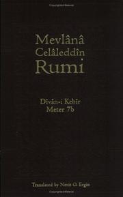 Cover of: Divan-I-Kebir: Meter 7b Bahr-I Hezec -Ahrab-