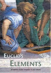 Cover of: Euclid's Elements