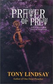 Cover of: Prayer of prey | Tony Lindsay