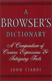 Cover of: A Browser's Dictionary (Common Reader Editions)