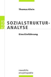 Cover of: Sozialstrukturanalyse