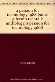 Cover of: A Passion For Technology 1988: Volume 2