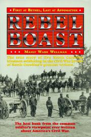 Cover of: Rebel boast by Manly Wade Wellman