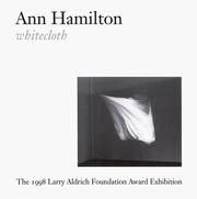 Cover of: Ann Hamilton: Whitecloth