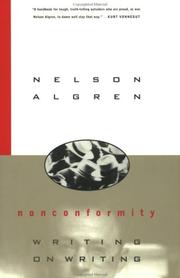 Cover of: Nonconformity by Nelson Algren