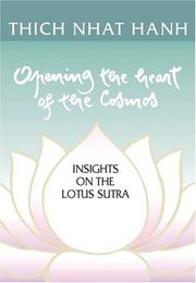 Cover of: Opening the Heart of the Cosmos: Insights on the Lotus Sutra