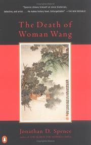 Cover of: Death of Woman Wang, The by Jonathan D. Spence