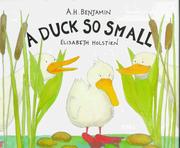 Cover of: A duck so small