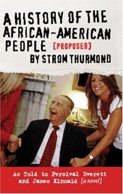 Cover of: A history of the African-American people (proposed) by Strom Thurmond: a novel