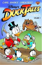 Cover of: Disney Presents Carl Barks' Greatest Ducktales Stories Volume 1