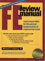 FE Review Manual by Michael R. Lindeburg