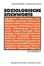 Cover of: Soziologische Stichworte by François Bourricaud, Raymond Boudon