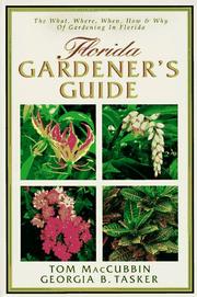 Cover of: Florida gardener's guide