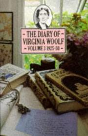 Cover of: Diary of Virginia Woolf - V.3 1925-30 (Penguin Classics) by Virginia Woolf