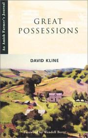 Cover of: Great Possessions  by David Kline