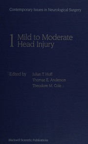 Cover of: Mild to moderate head injury