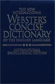 Cover of: The New International Webster