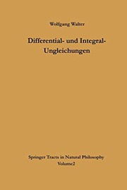 Cover of: Differential- und Integral-Ungleichungen