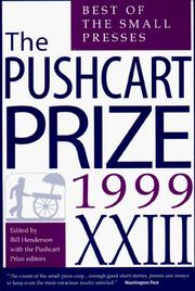 Cover of: The Pushcart Prize XXIII by Bill Henderson