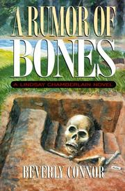 Cover of: A rumor of bones: a Lindsay Chamberlain novel