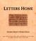 Cover of: Letters home