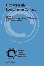 Cover of: Otto Neurath’s Economics in Context