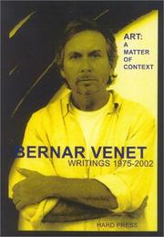 Cover of: Art: A Matter of Context