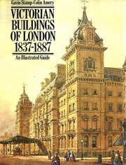 Cover of: Victorian buildings of London 1837-1887: an illustrated guide