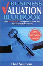 Cover of: Business valuation bluebook by Chad Simmons