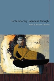 Cover of: Contemporary Japanese Thought by Richard Calichman