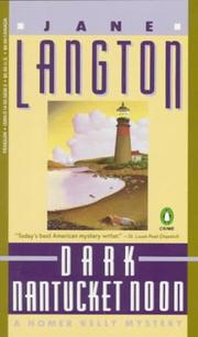 Dark Nantucket noon by Jane Langton, Derek Perkins