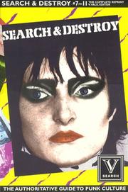 Cover of: Search & Destroy, 7-11, the Complete Reprint by V. Vale