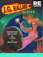 Cover of: J.G. Ballard: Quotes