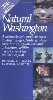Cover of: Natural Washington by Richard L. Berman