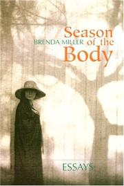 Cover of: Season of the body: essays
