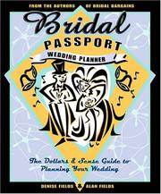 Cover of: Bridal Passport Wedding Planner by Agnes Sligh Turnbull, Alan Fields