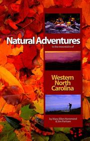 Cover of: Natural adventures in the mountains of western North Carolina | Mary Ellen Hammond