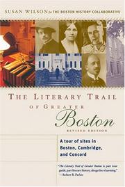 Cover of: The literary trail of greater Boston by Susan Wilson