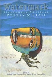 Cover of: Watermark: Vietnamese American Poetry and Prose (Asian American Writers Worksh)