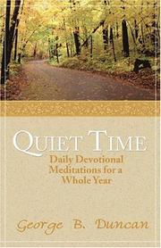 Cover of: Quiet time