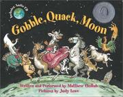 Cover of: Gobble, Quack, Moon by Matthew Gollub