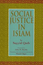 Cover of: Social Justice in Islam | Sayyid Qutb