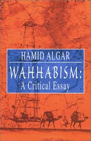Cover of: Wahhabism by Hamid Algar