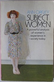 Cover of: Subject women