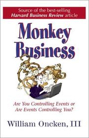 Cover of: Monkey Business | William Oncken
