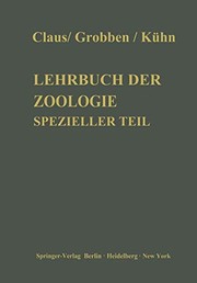 Cover of: Lehrbuch der Zoologie: Spezieller Teil